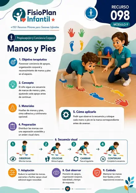 Actividad motora 3 de FisioPlan Infantil