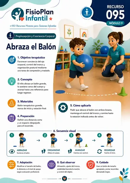 Actividad motora 4 de FisioPlan Infantil