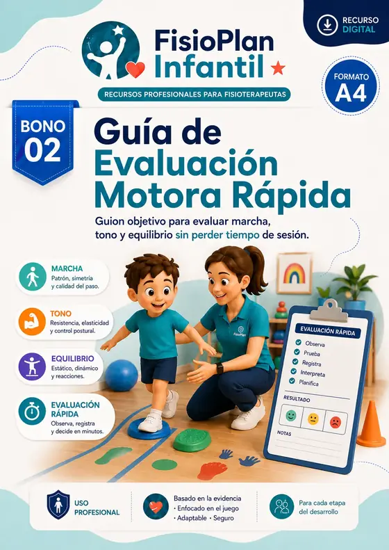 Portada del bono 02: GUÍA DE EVALUACIÓN MOTORA RÁPIDA